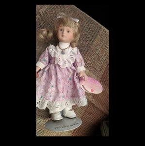 February birthstone doll by Ganz